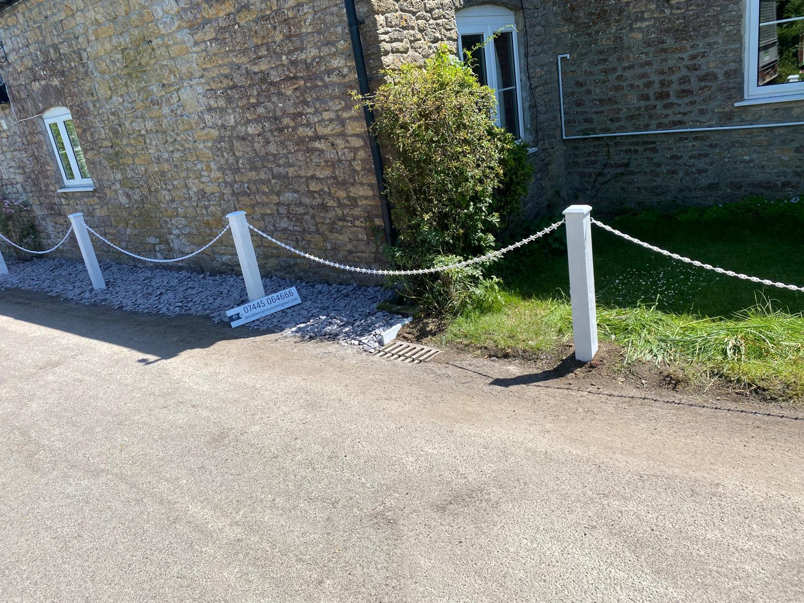Landscaping work in progress by JB Outdoor Services